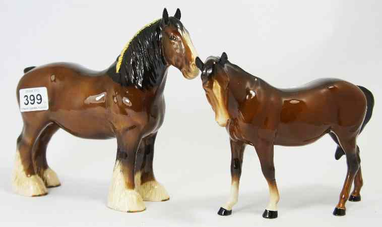 Appraisal: Beswick Shire Horse and Mare