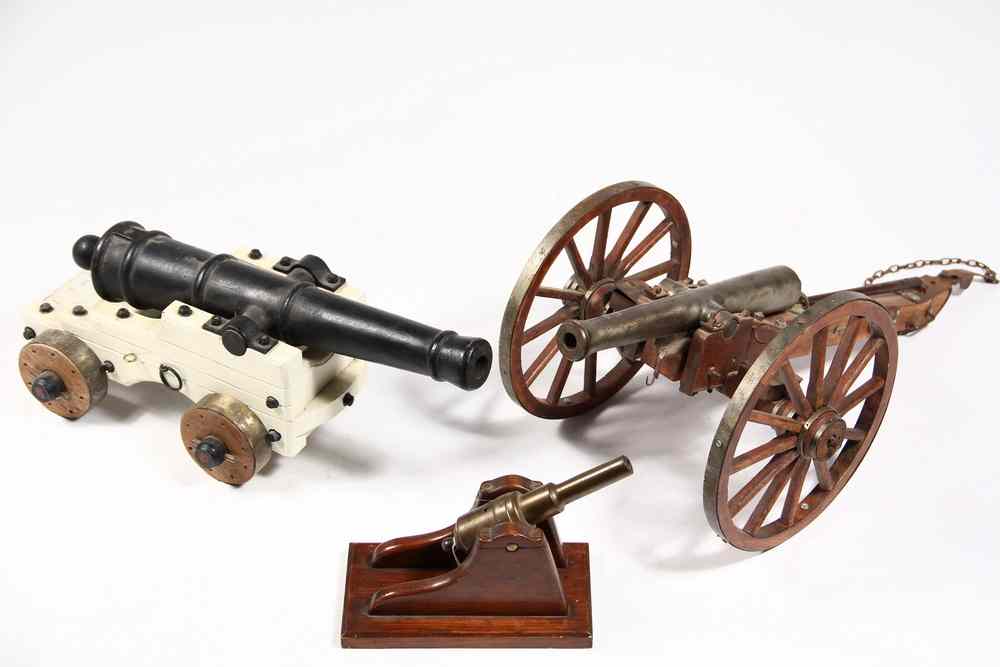 Appraisal: SCALE CANNONS - Practical Firing Scale Cannons including Civil War