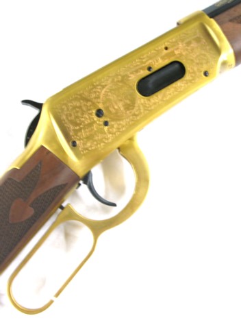 Appraisal: WINCHESTER MODEL OLIVER WINCHESTER COMMEMORATIVE LEVER ACTION RIFLE - caliber