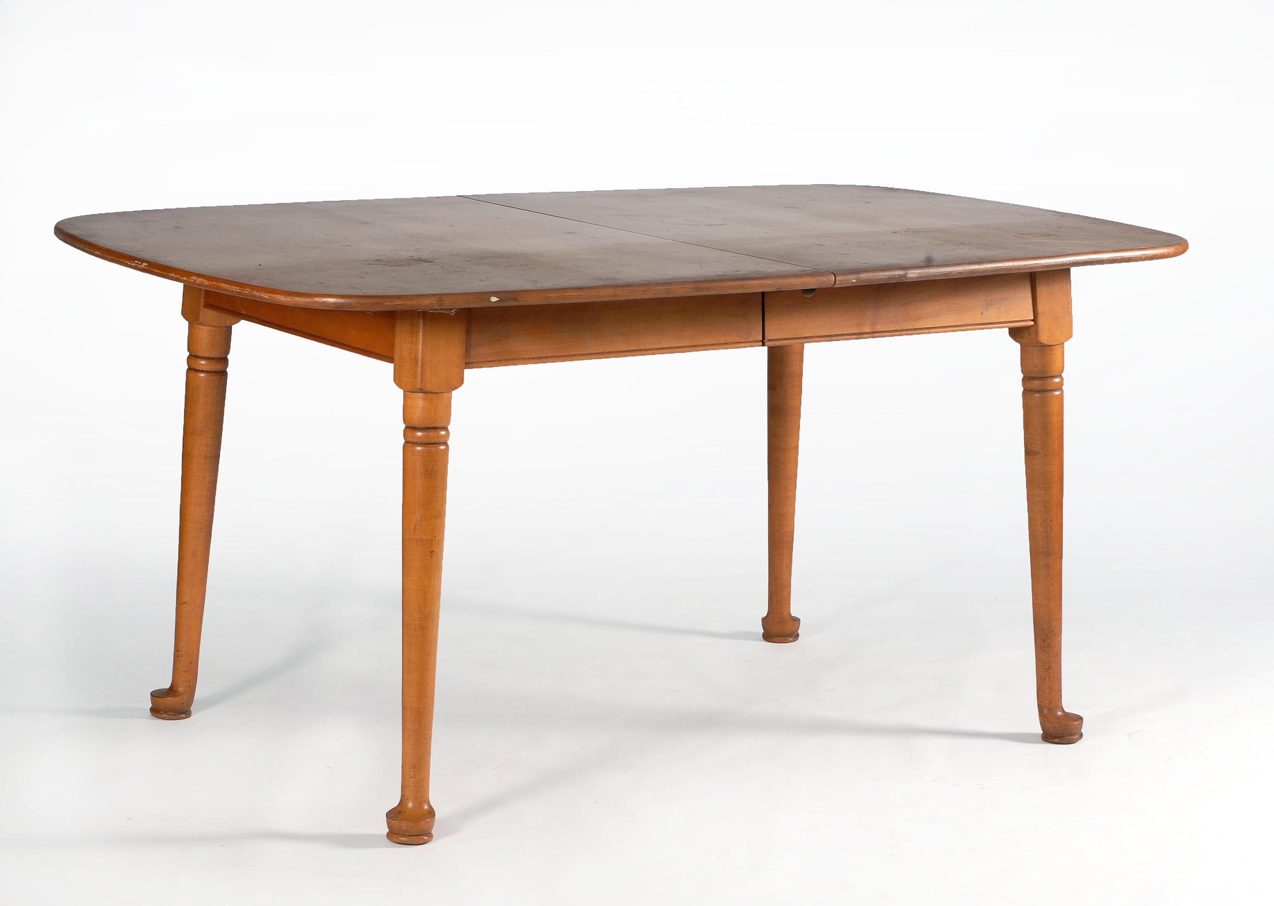 Appraisal: DINING EXTENSION TABLE by Conant Ball In maple with straight