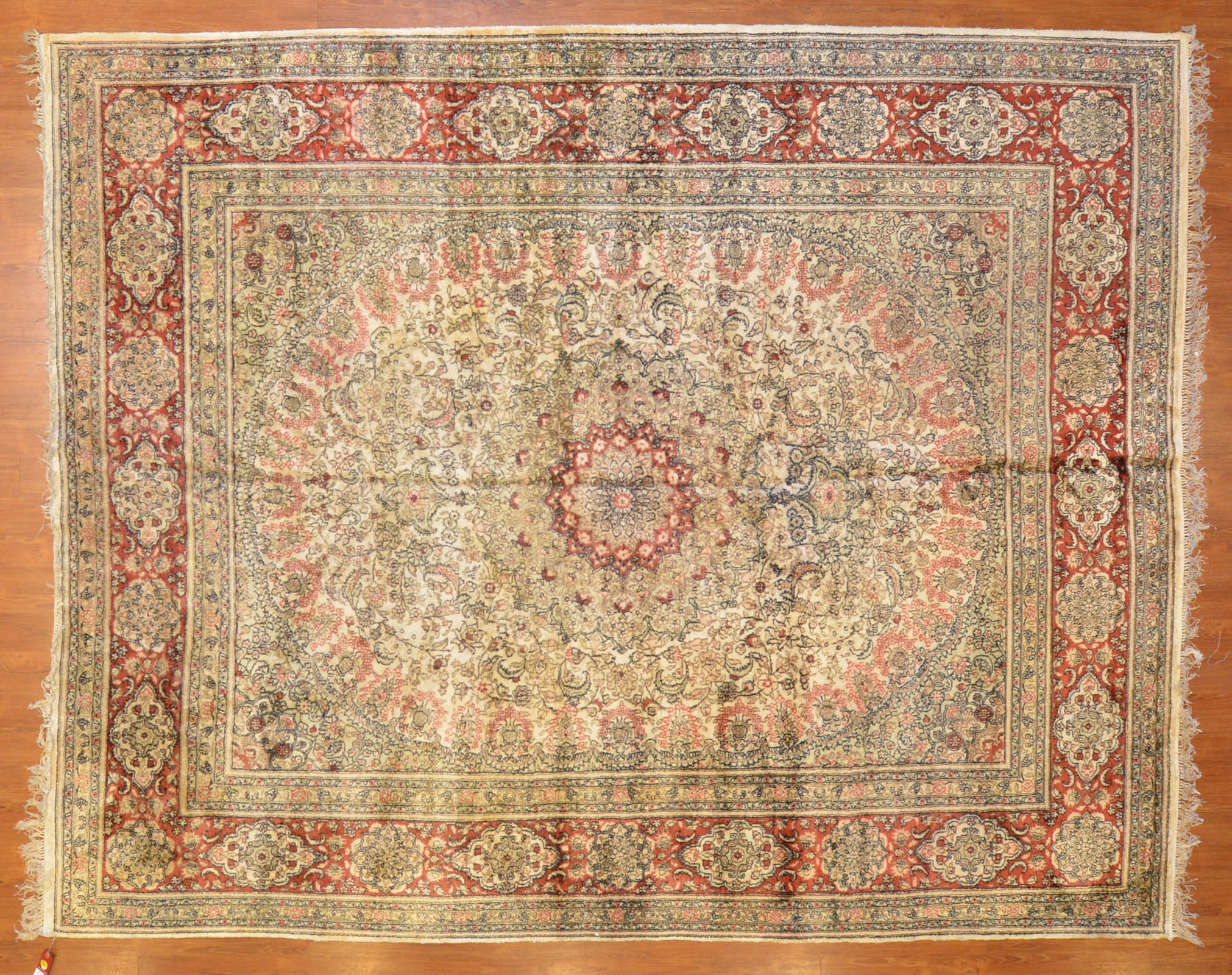 Appraisal: KASHMIR RUG CHINA X Fourth quarter- th century hand-knotted mercerized