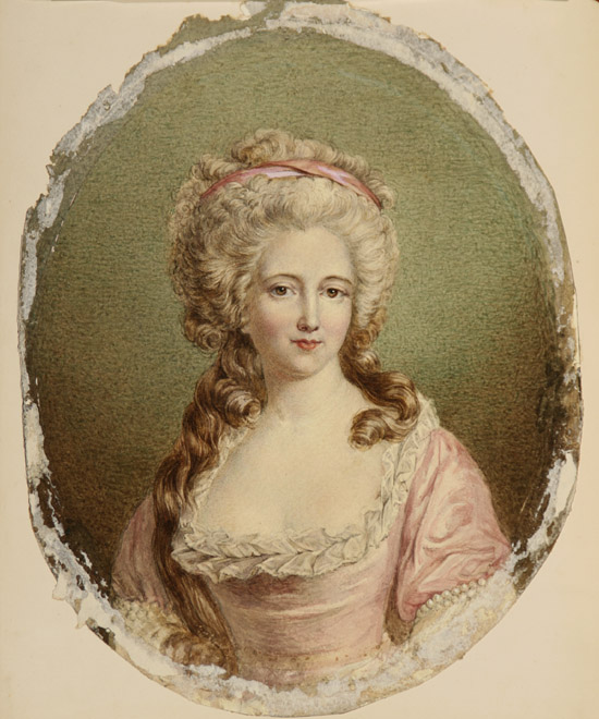 Appraisal: French School th Century Portraits of Madame de Genlis Louis