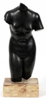 Appraisal: COMPOSITE NUDE TORSO H Height is overall including base Figure