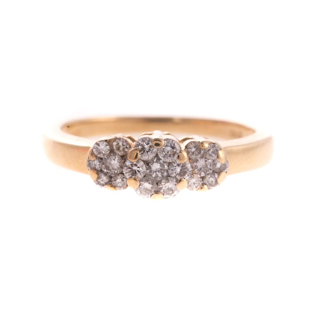 Appraisal: A Lady's Diamond Engagement Ring in K Gold K yellow