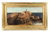 Appraisal: OOC - Rock Formation at Narragansett by William S Haseltine