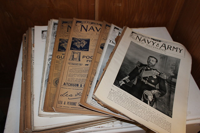 Appraisal: A COLLECTION of Navy and Army illustrated magazines from -