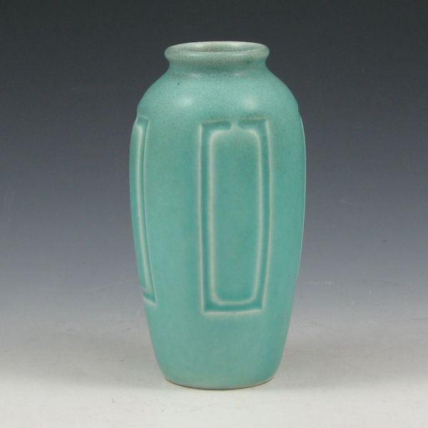 Appraisal: Rookwood Arts Crafts vase from in light matte blue with