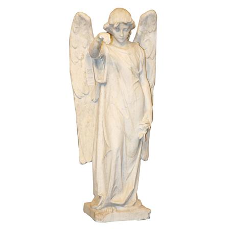 Appraisal: Stone Figure of an Angel Estimate nbsp nbsp nbsp -