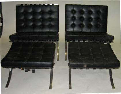 Appraisal: LUDWIG MIES VAN DER ROHE german - Pair of Barcelona