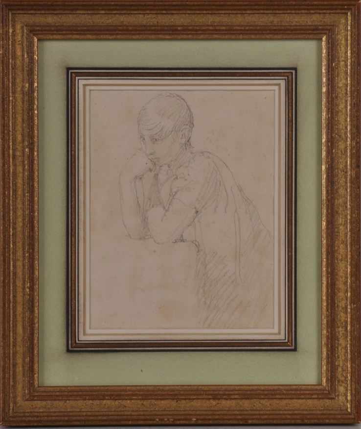 Appraisal: JOHN FLAXMAN R A - PORTRAIT OF DELVALLE ELIZABETH REBECCA