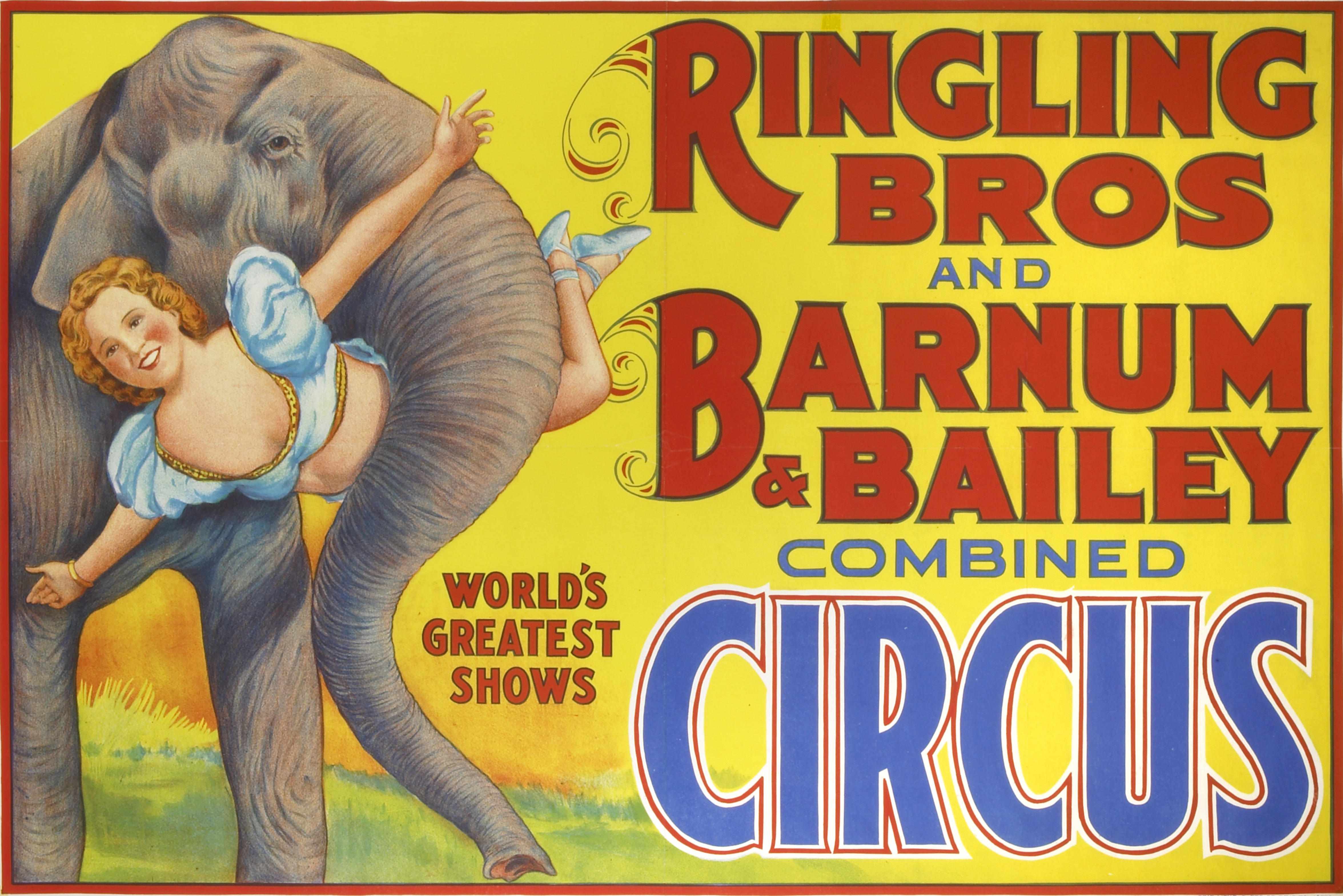 Appraisal: Property of various owners Artist Unknown th century Ringling Bros