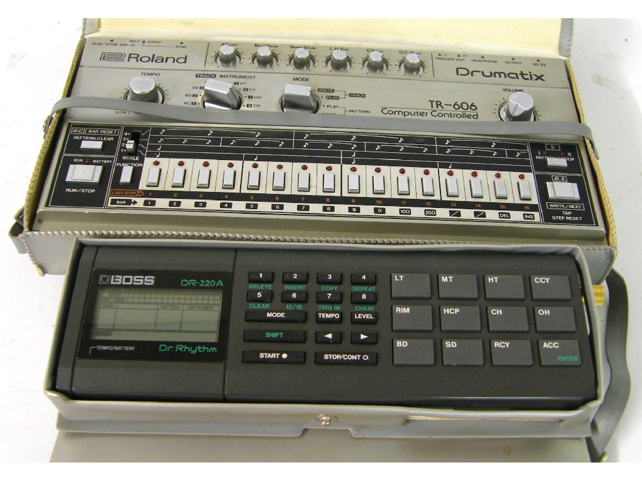 Appraisal: Roland Drumatix TR- computer controlled drum machine together with a