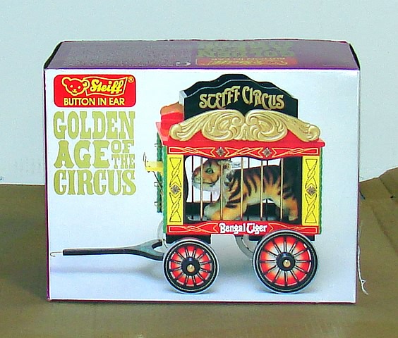 Appraisal: MIB Golden Age of Circus Bengal Tiger Wagon style