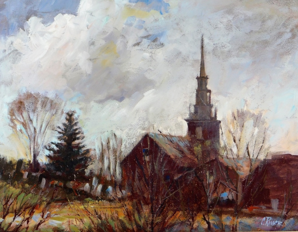 Appraisal: CURTIS ROSSER IMPRESSIONIST NEW ENGLAND PAINTING Massachusetts - Fall landscape