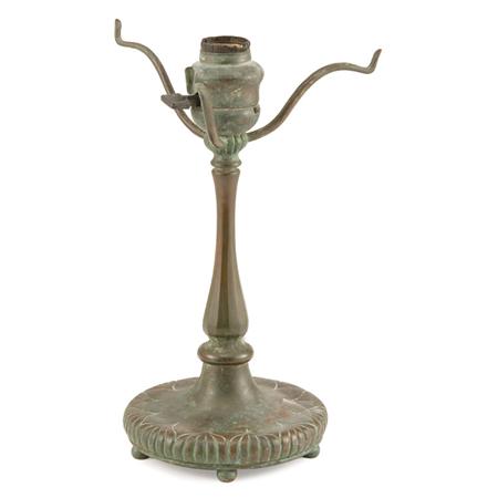 Appraisal: Tiffany Studios Bronze Lamp Base Estimate -