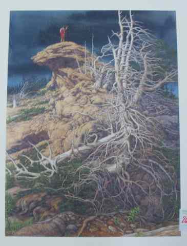 Appraisal: BEVERLY BEV DOOLITTLE COLOR LITHOGRAPH California b titled ''Prayer for