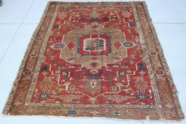 Appraisal: SEMI-ANTIQUE SERAPI RUG LATE TH CENTURY EARLY TH CENTURY X