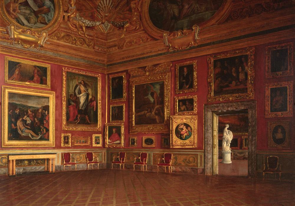 Appraisal: Mario Romani Italian th th c Interior of Pitti Palace