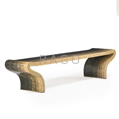 Appraisal: ANDRIANNA SHAMARIS Bench New York Mother of pearl resin rosewood