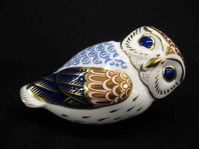 Appraisal: Royal Crown Derby ''Imari'' Owl Figurine '' long excellent with