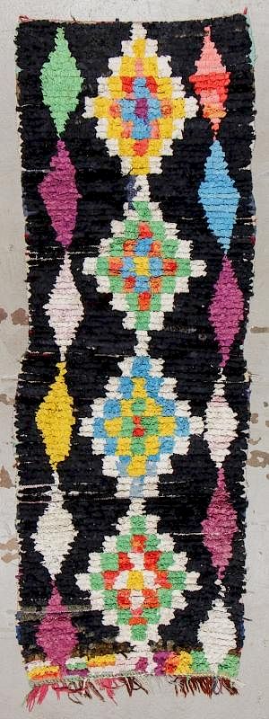 Appraisal: Vintage Moroccan Rug ' '' x ' '' Vintage Moroccan