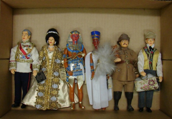 Appraisal: Lot of HP Historical Figure dolls - P Shaw Mohammed