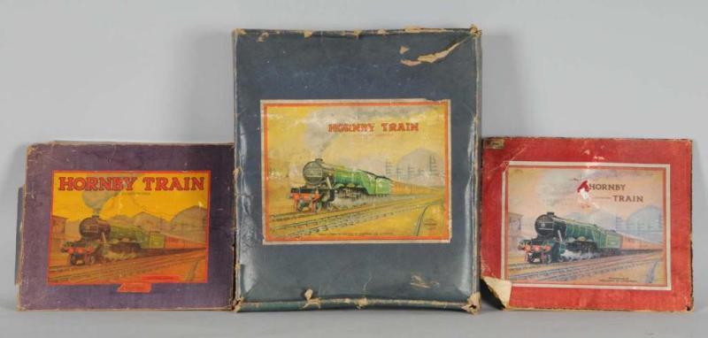 Appraisal: Lot of Hornby Set Boxes Description English Includes very unusual