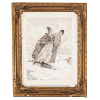 Appraisal: Attr to Winslow Homer pen and ink Attr to Winslow