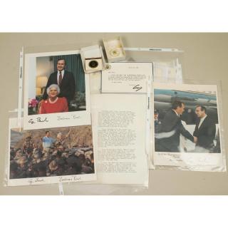 Appraisal: Collection of Vice President George H W Bush Memorabilia Collection