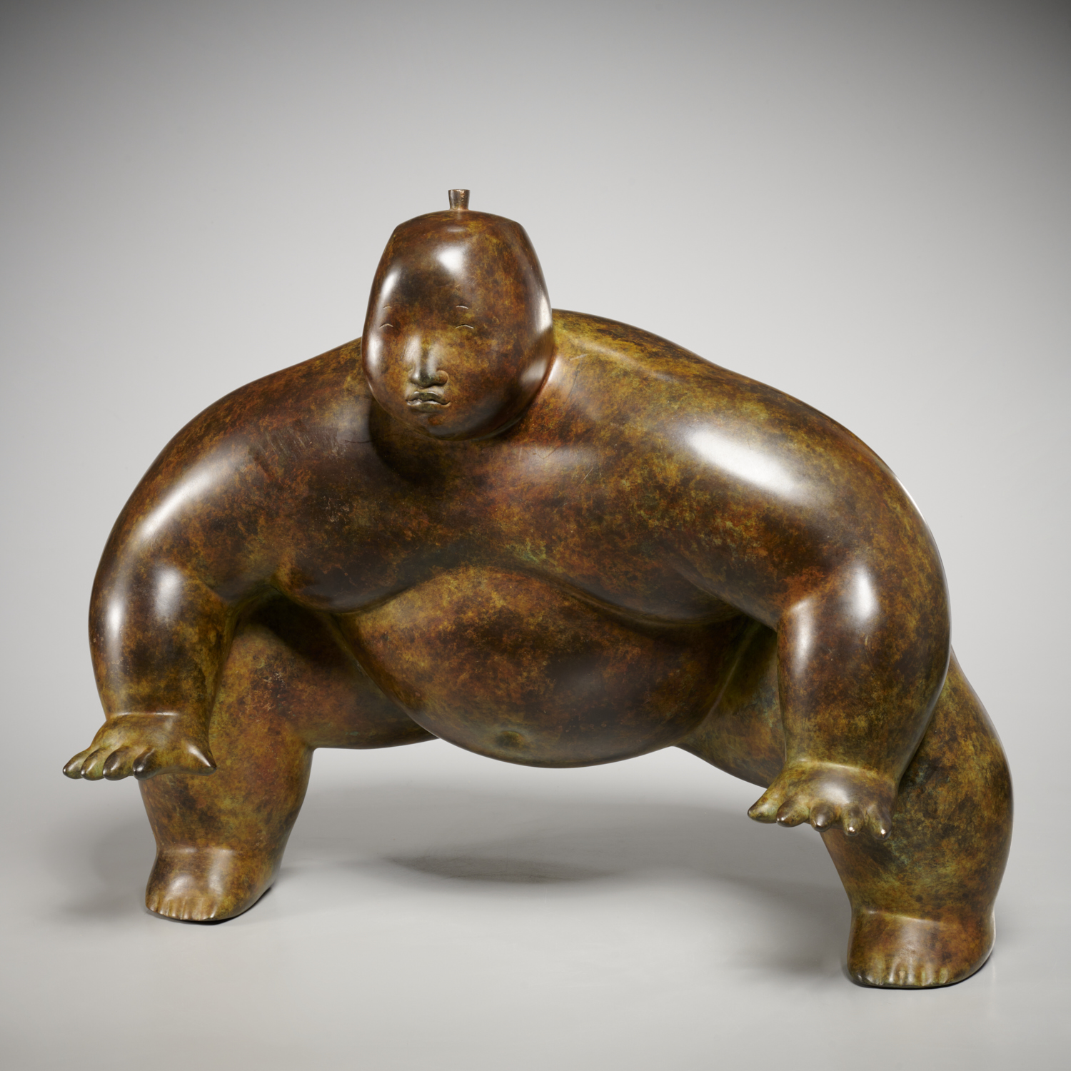 Appraisal: YURI KRASNY ATTRIB LARGE BRONZE SCULPTURE Attributed to Yuri Krasny