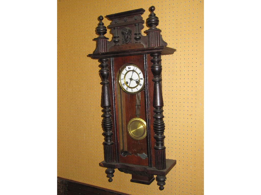 Appraisal: Victorian wall clock