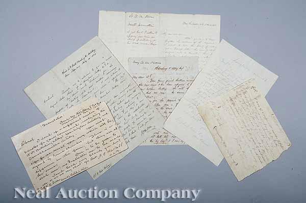 Appraisal: A Good Group of Three Autograph Letters Signed by William