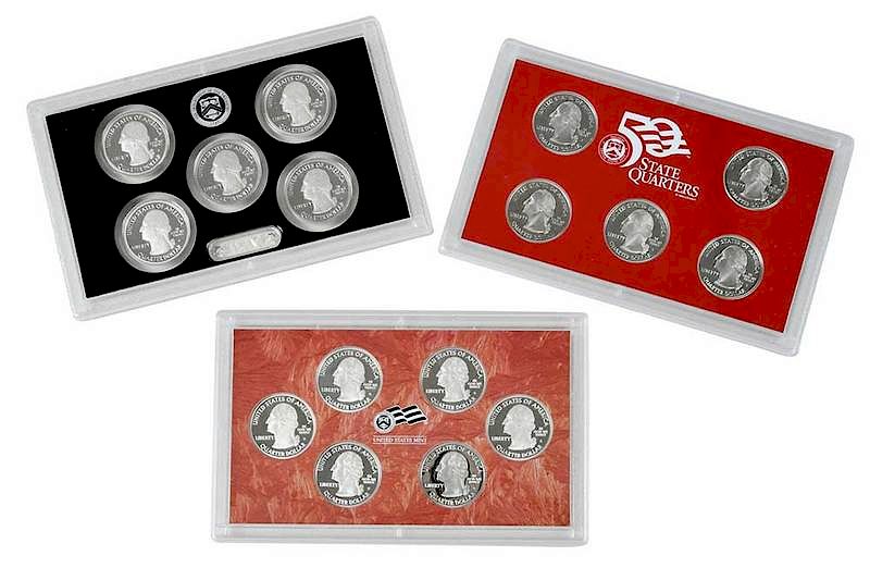 Appraisal: Silver Proof Set Lot to some duplicates over proof sets