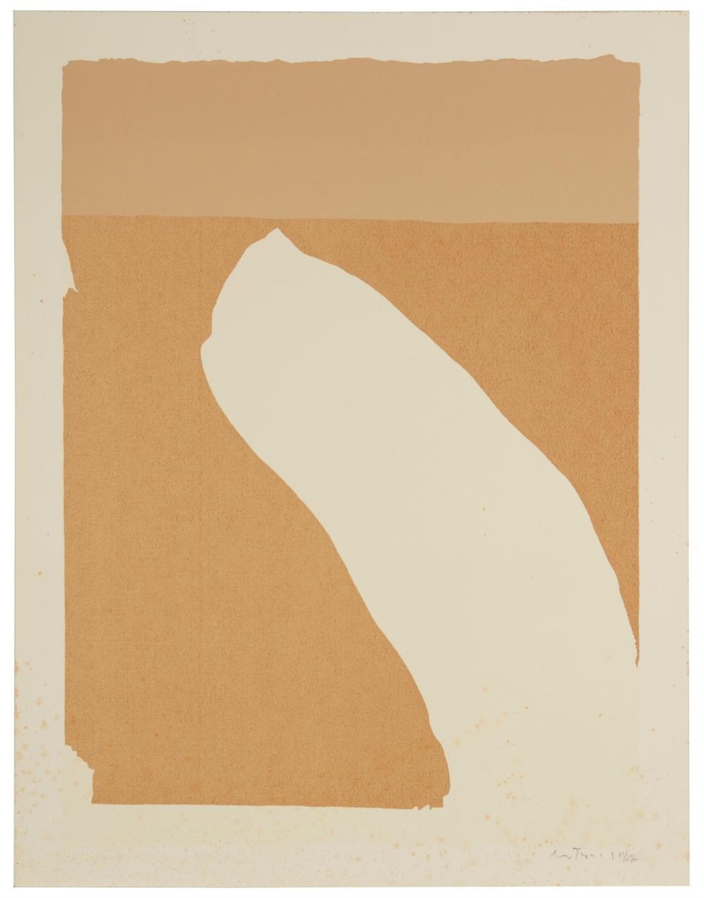 Appraisal: Robert Motherwell - American Untitled from the Flight portfolio Screenprint