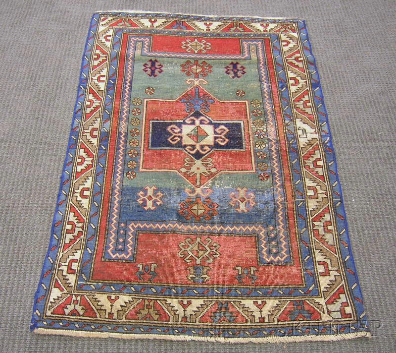 Appraisal: Fachralo Kazak Rug Southwest Caucasus th century ft in x