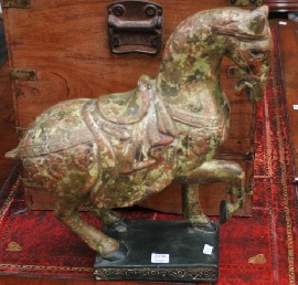 Appraisal: A Tang style pottery horse