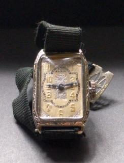 Appraisal: karat gold ladies watch Vintage Elgin ladies evening watch in