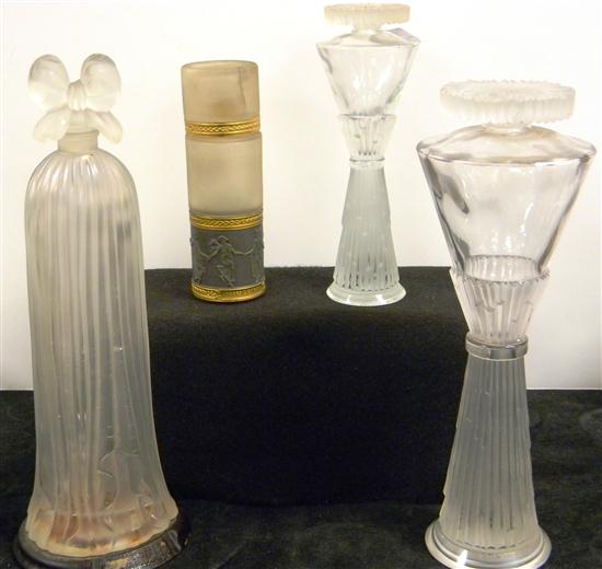 Appraisal: Commerical perfume bottles including four tall bottles tallest '' h