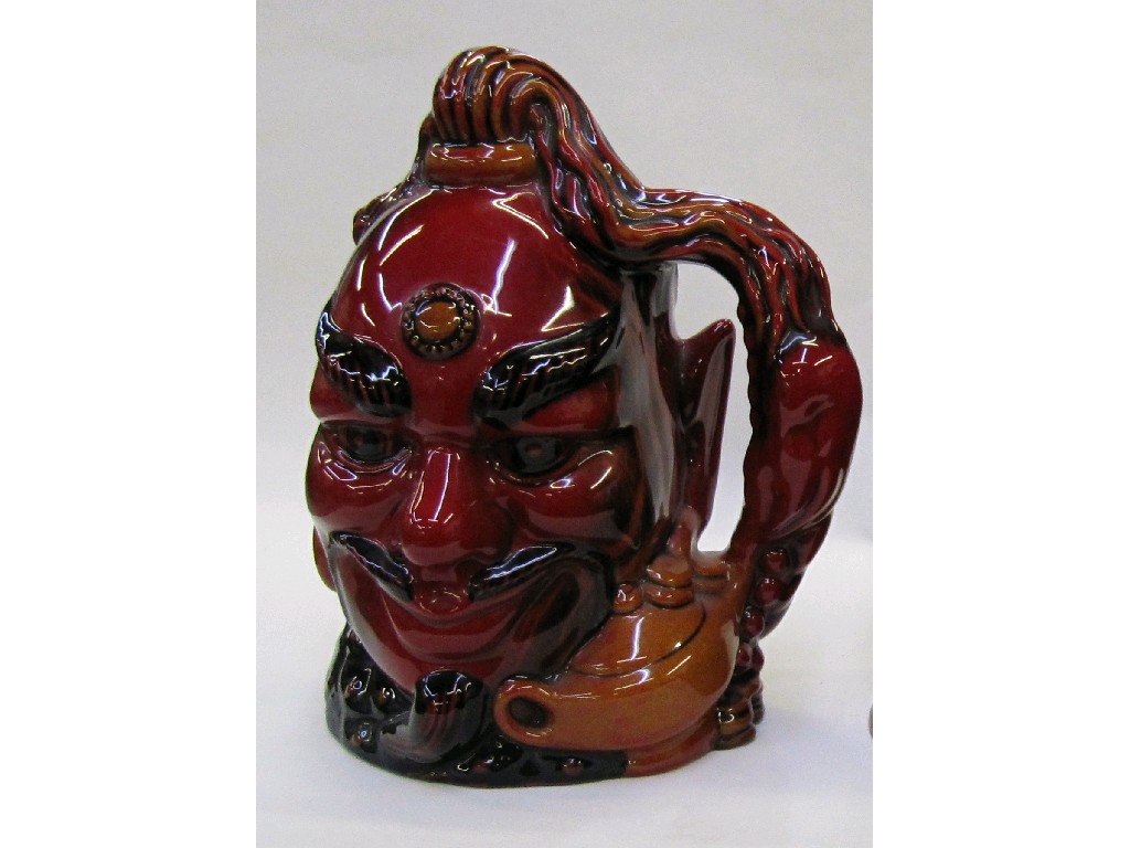 Appraisal: Royal Doulton Flambe character jug Aladdin's Genie D