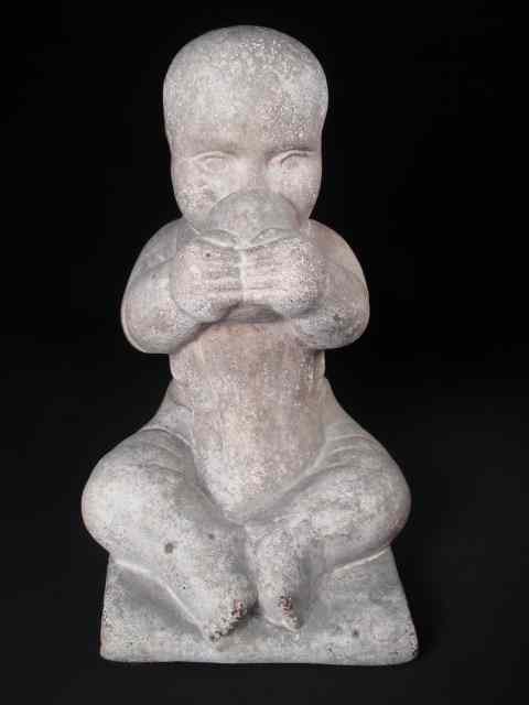 Appraisal: William Zorach sculpture of a child produced for Robinson Galleries