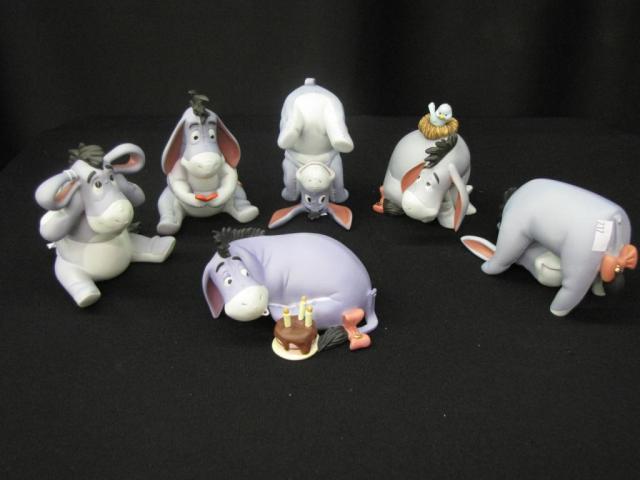 Appraisal: Six Eyor Porcelain Figurines including Birthdays They come They go