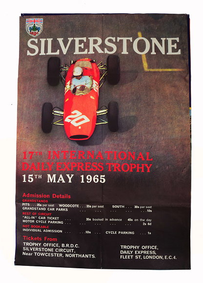 Appraisal: A GROUP OF FOUR MID TH CENTURY SILVERSTONE GRAND PRIX