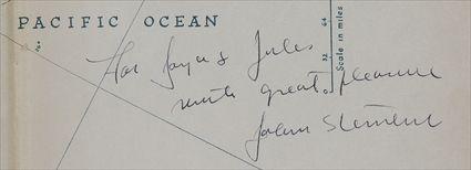 Appraisal: INSCRIBED STEINBECK JOHN AND RICKETTS E F SEA OF CORTEZ