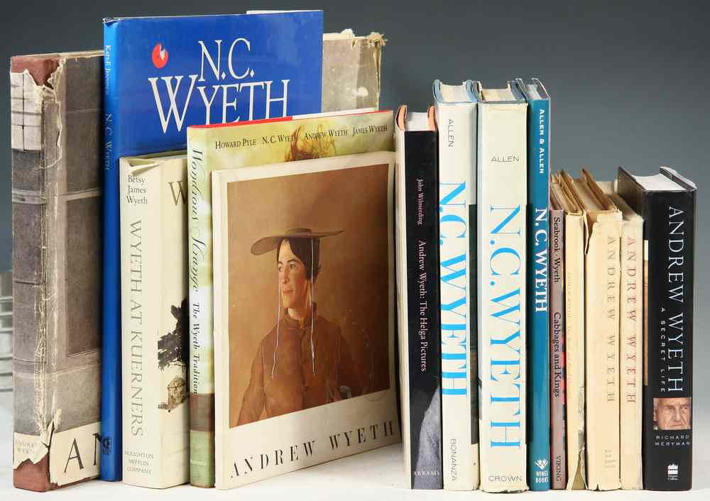 Appraisal: WYETH BOOKS - Including 'Andrew Wyeth' by Richard Meryman Houghton