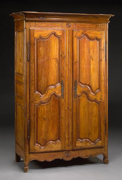 Appraisal: A Louis XV Provincial pine armoire second half th century