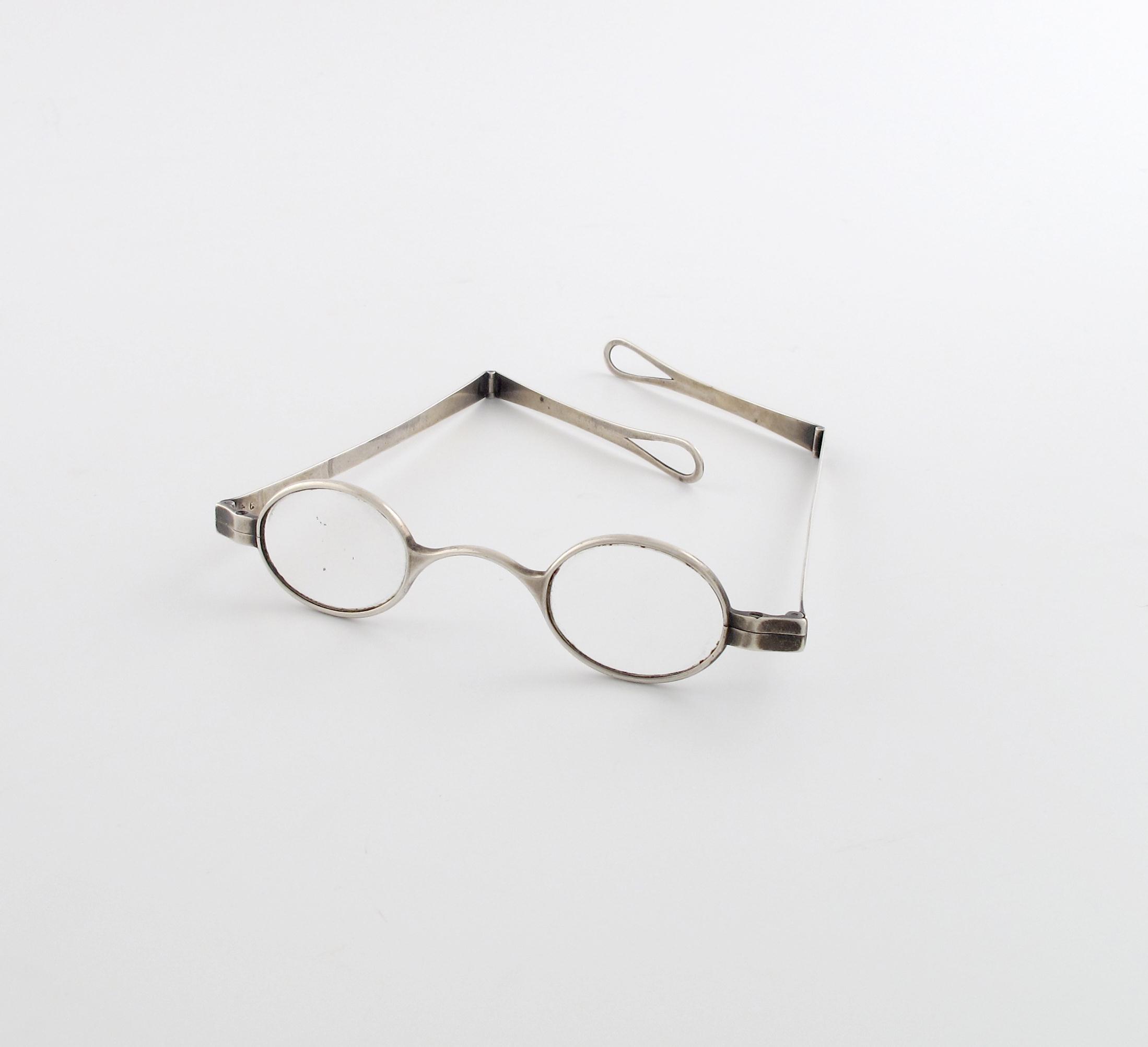 Appraisal: A pair of George III silver spectacles