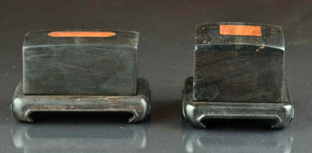 Appraisal: Chinese Tianhuang Stone Seal ChopsTo include a pair with etched