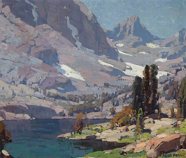 Appraisal: Edgar Payne - Sierra Lake signed 'Edgar Payne' lower right