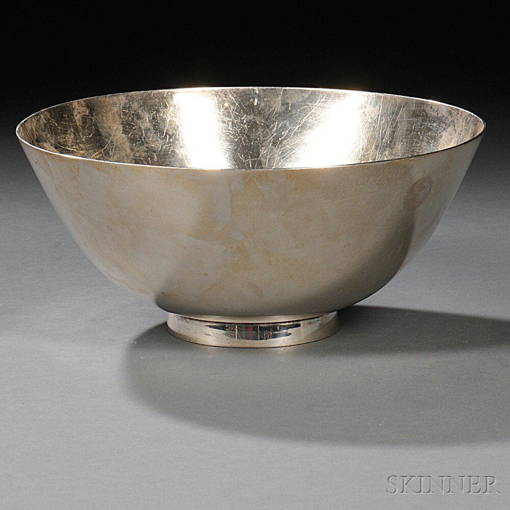 Appraisal: Tiffany Co Joseph Conyers Reproduction Sterling Silver Bowl New York