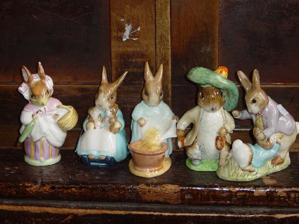 Appraisal: A collection of five Beswick Beatrix Potter figures all with